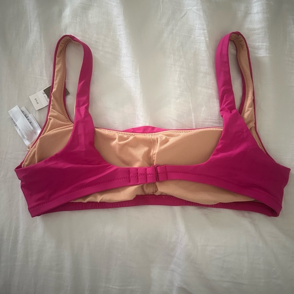 J. Crew Squareneck Bikini Top Size Large - Picture 3 of 3